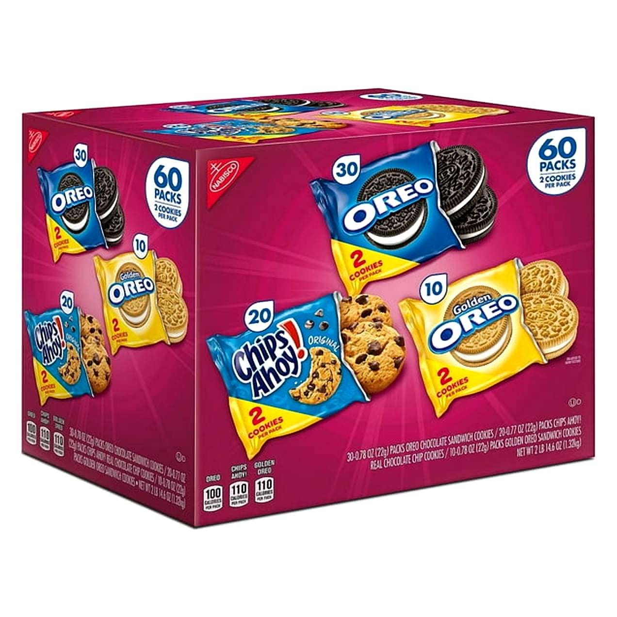 Nabisco Sweet Treats Cookie Variety Pack (60 pk.)