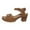 Brown, variant on Mostsola Heels for Women Casual Open Toe Slingback Sandals Adjustable Summer Dress Shoes Pumps