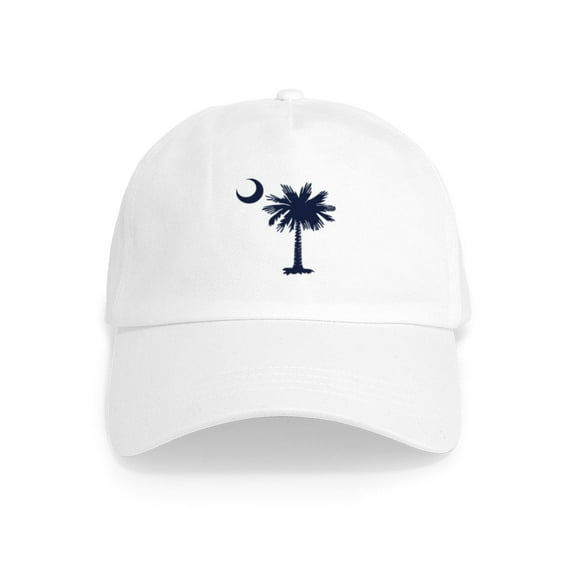 CafePress - SC Flag - Adjustable 100% Brushed Unisex Casual Cotton Baseball Cap, Beige, 1