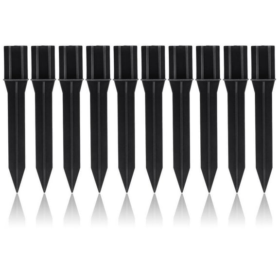Pawsdot Pathway Light Stake Black ABS 10Set