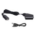 thumbnail image 2 of Convertisseur d'Interface Multimédia HD vers SCART, Diverses Sorties HD vers SCART Convertisseur 480i 576i Prise en Charge Utilisation pour VHS, 2 of 8