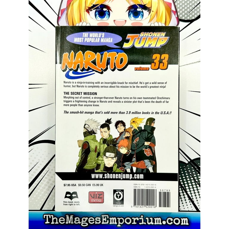 NARUTO漫画 Amazon | Naruto 33 | Kishimoto, Masashi, Tsuji, Miyuki | Satire