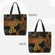 thumbnail image 2 of Fotbe Embroidery Chicken Rooster Bolsa Tote con Estampado para Mujer, Bolsos con Cremallera, Bolsa de Hombro Casual de Gran Capacidad con Bolsillos Internos, 2 of 7