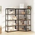 thumbnail image 6 of vidaXL 2/3/4/5x Shelves Steel and Engineered Wood Furniture Multi Colors/Sizes, 6 of 113