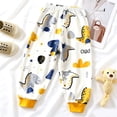 thumbnail image 2 of NOEGOEU Toddler Boys Girls Sweatpants Athletic Pull-On Pants with Elastic Waist and Pockets Joggers (Yellow,1-2 Years), 2 of 7