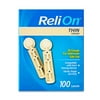 (4 pack) (4 Pack) ReliOn 26 Gauge Thin Lancets, 100 Ct