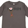 thumbnail image 4 of Inktastic Kawaii I Love Sushi Boys or Girls Long Sleeve Toddler T-Shirt, 4 of 5