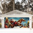 thumbnail image 2 of Dsscvnef Holiday Cheer Garage Festive Christmas Banner With Bright Colors Festive Design Perfect for Auto Enthusiasts Home Garages Easy Hanging Durable Material, 2 of 5