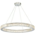 thumbnail image 6 of Possini Euro Design Vesta Chrome Pendant Chandelier 35 1/2" Wide Modern LED Ring Crystal Glass Fixture for Dining Room Foyer Kitchen Island Entryway, 6 of 8