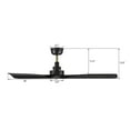 thumbnail image 5 of SMAAIR Kilmory 52" Black and Gold Ceiling Fan with Remote No Light, 5 of 6