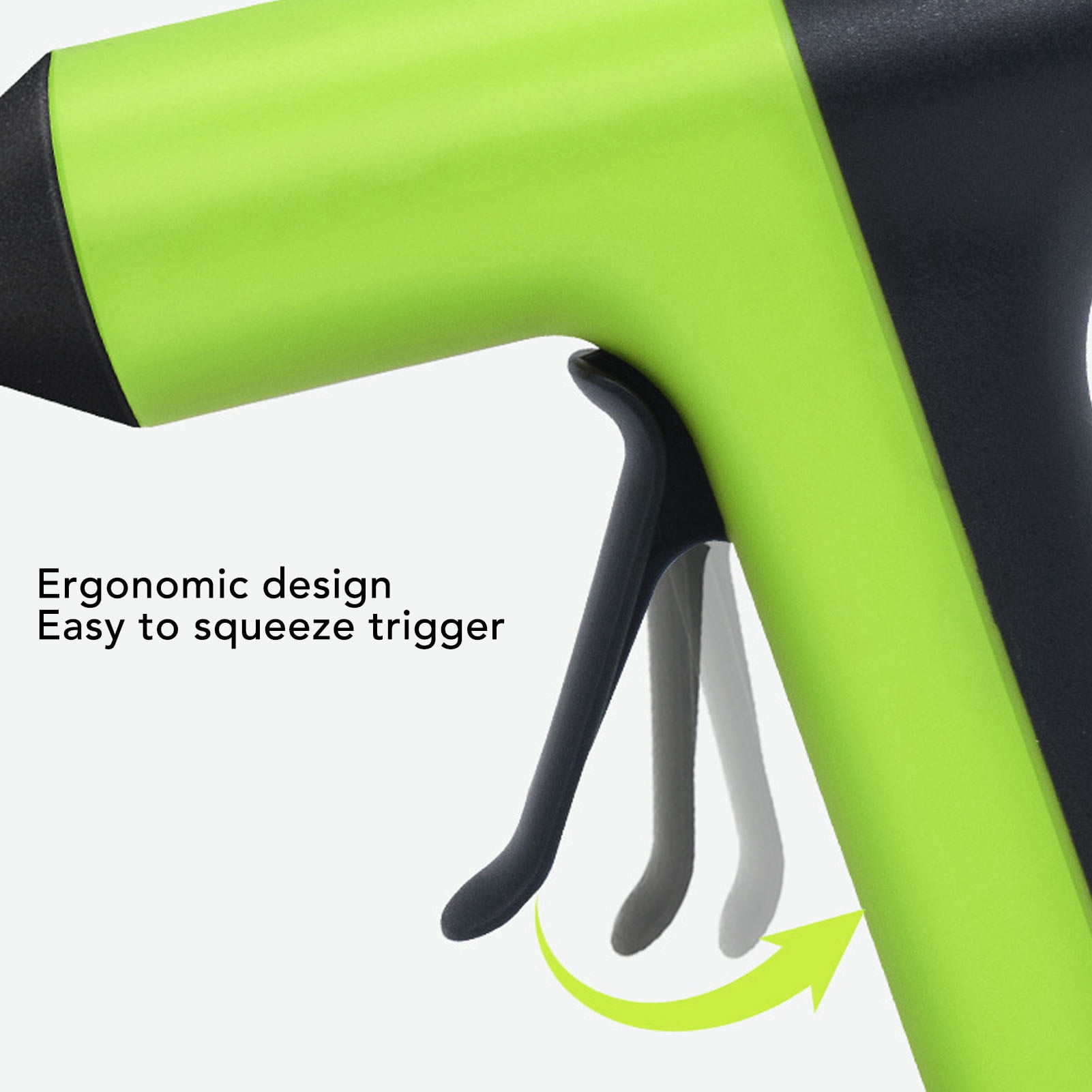 Suodoka Cordless Hot Glue Machine Anti Drip USB Rechargeable Hot Melt Glue Tool Kit with 30pcs Glue Sticks Auto Shut Off for DIY Arts Crafts Green 6.3 inches / 16 cm Length