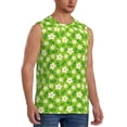 thumbnail image 2 of Kdxio Daisies Flowers for Men's Muscle T-shirt,Sleeveless for Workout Running Athletic Gym Lounge Casual, 2 of 7