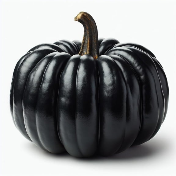 Black Night Pumpkin Seeds | 10 Seeds Packet | True Black Pumpkin Seeds