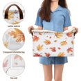 thumbnail image 5 of Yayeee Foldable Storage Basket for Shelves with Handles Waterproof Cloth Bins, Watercolor Autumn Leaves, 5 of 7