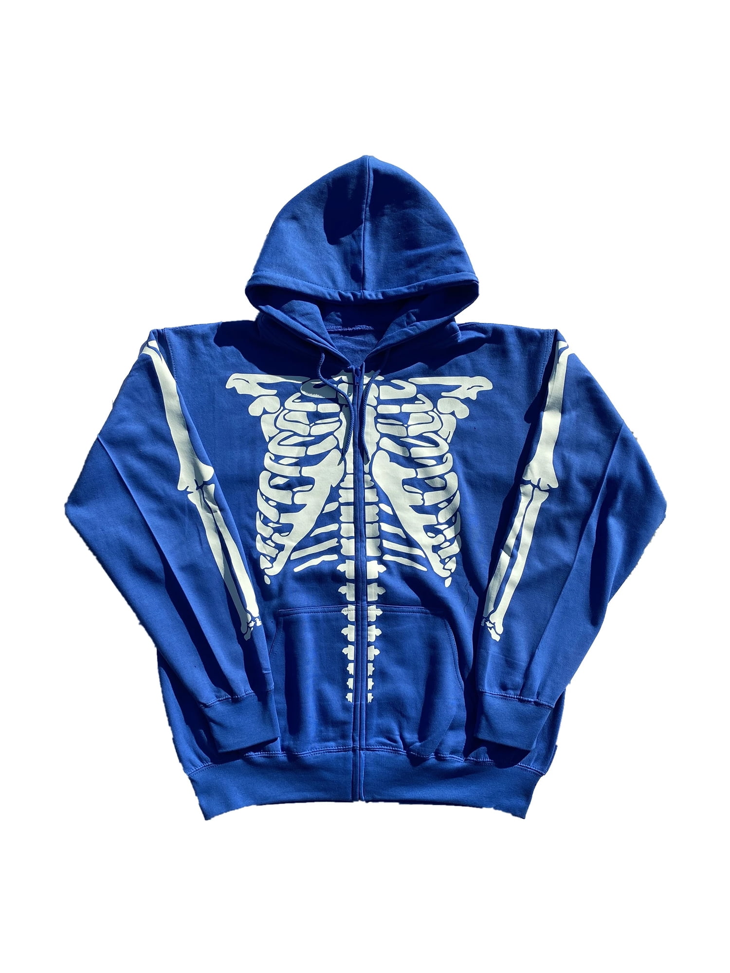 Joinnvt Womens Halloween Blouse Coat Skeleton Skull Print Hoodie