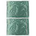 thumbnail image 3 of 2 fundas de almohada de satén de 75 x 150 D, suaves, con sobre sellado, color verde, 3 of 14