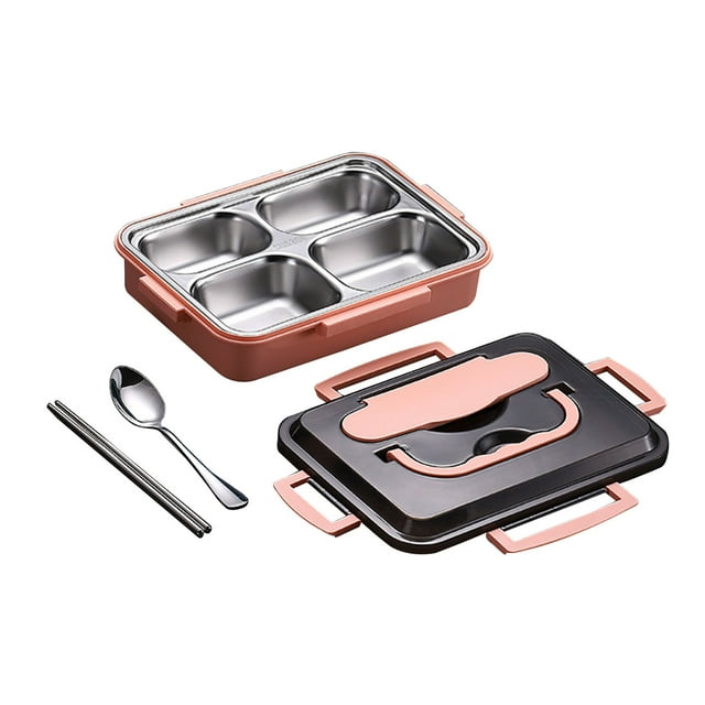 Stainless Steel Bento Lunch Box Thermal Insulation Bento Box Tableware Set Portable Lunch Box Student Lunch Box