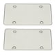 thumbnail image 5 of Tenedor plástico de la etiqueta del marco de la placa 2pcs para los coches nosotros universal estándar, 5 of 7