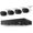 8CH+4Cam, variant on 3K Lite 8CH Wired  Camera System, Audio Recording, Human  Detection, Night Vision, 4X 1080P Outdoor Indoor Cameras, 8  CCTV DVR for 24/7  , NO HDD