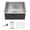 Brushed Nickel#5, variant on Undermount Kitchen Sink, Laundry Sink 21 Inch - 21 x 18 x 12 Inch Undermount Laundry Utility Sink Deep Single Bowl 16 Gauge Stainless Steel Laundry Tub Sinks, Stainless Steel Kitchen Sink