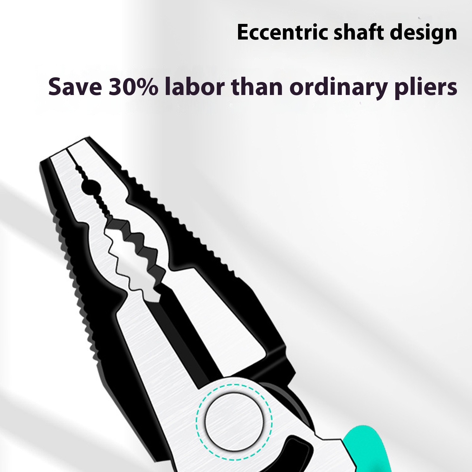 9 in 1 Wire Stripper Multifunctional Pliers Wire Crimper Cutting Crimping Deburring Tool for Electrician