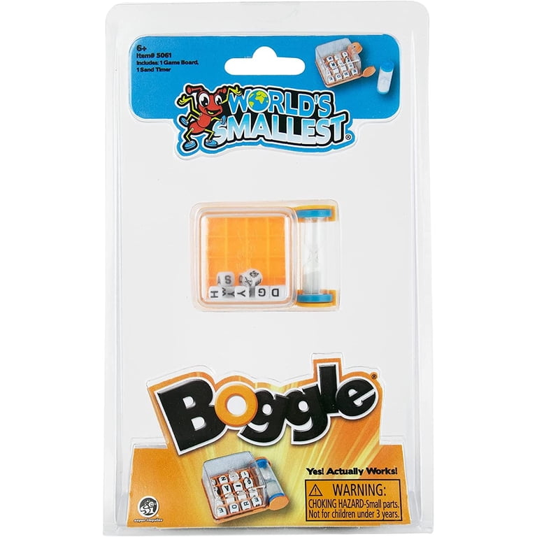 World's Smallest, Boggle, Miniature Word Search Game, Includes