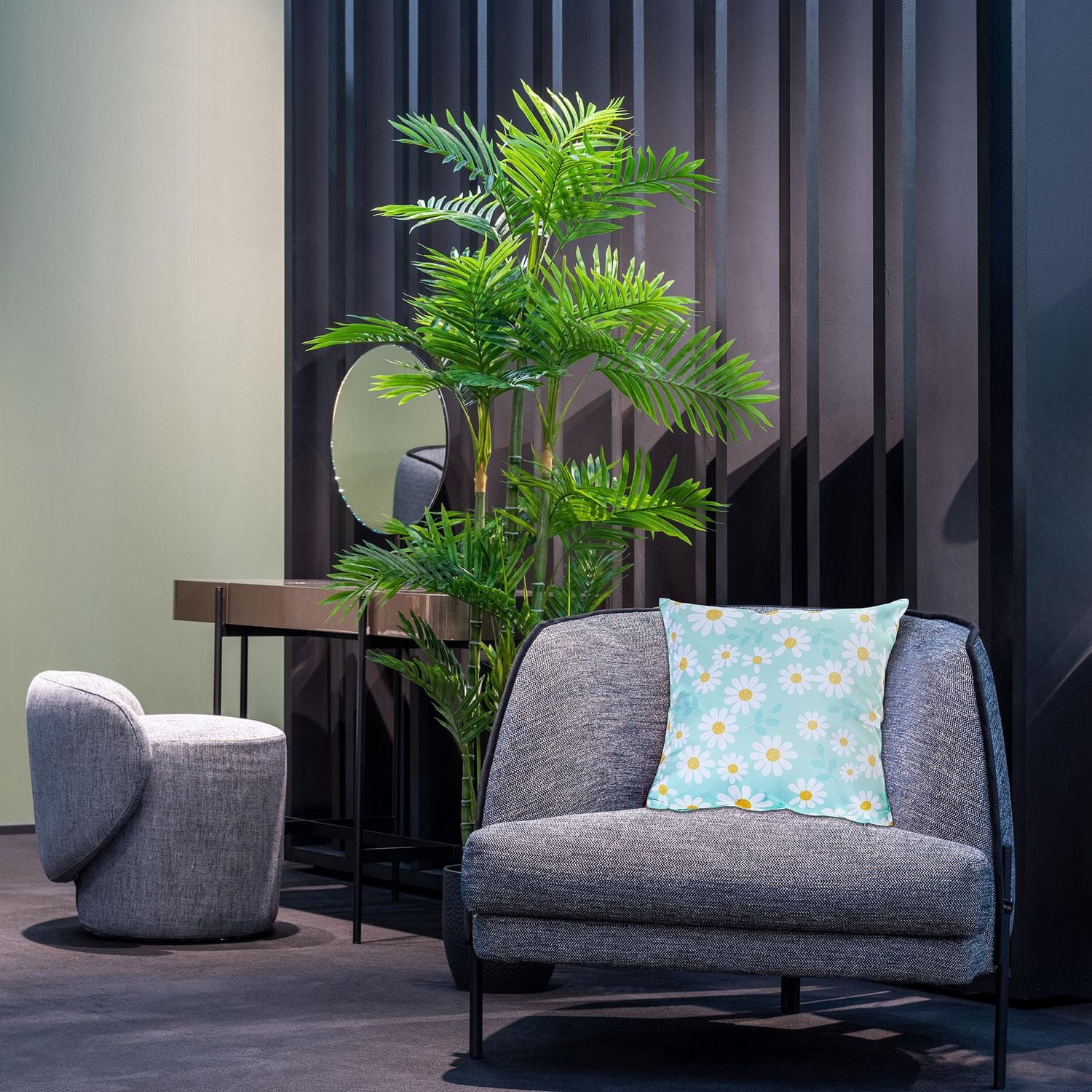 IH Casa Decor Outdoor Waterproof Cushion Daisy Print - Set of 2