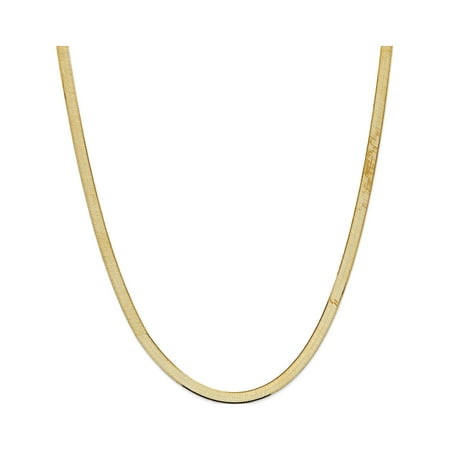 14k Yellow Gold 5.5mm Silky Herringbone Chain