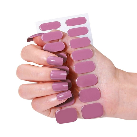 Nails Polish Strips,Nails Wraps,Full Wrap Nails Stickers,Gel Nails Strips Adhesive Nails Art Decal with Nails File
