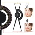 thumbnail image 2 of Eyebrow Caliper Ruler- Ratio Calipers with Flexible Removable Reusable Stainless Steel Microblading Caliper Eyebrow Ruler Measure Tool, 2 of 5