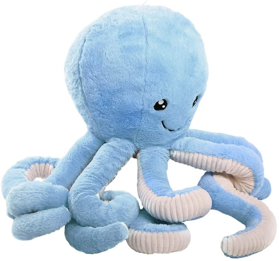 DENTRUN Octopus Stuffed Animals 5 Colors Octopus Plush Doll Play Toys for Kids Girls Boys Adults Birthday Xmas Gift Present 7/16/24/32 Inches 
