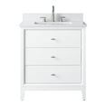 thumbnail image 4 of Vanity Art 30" Bathroom Vanity with Sink and Engineered Marble Top, Freestanding Storage Cabinet with 2 Drawers and 1 Flip Down Tray, 4 of 9