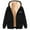 Black 02, variant on Sherpa Lined Coats for Women Plus Size Thick Warm Plush Full Zip Hooded Winter Sweatshirt Jackets with Pockets (XL, Black 05)