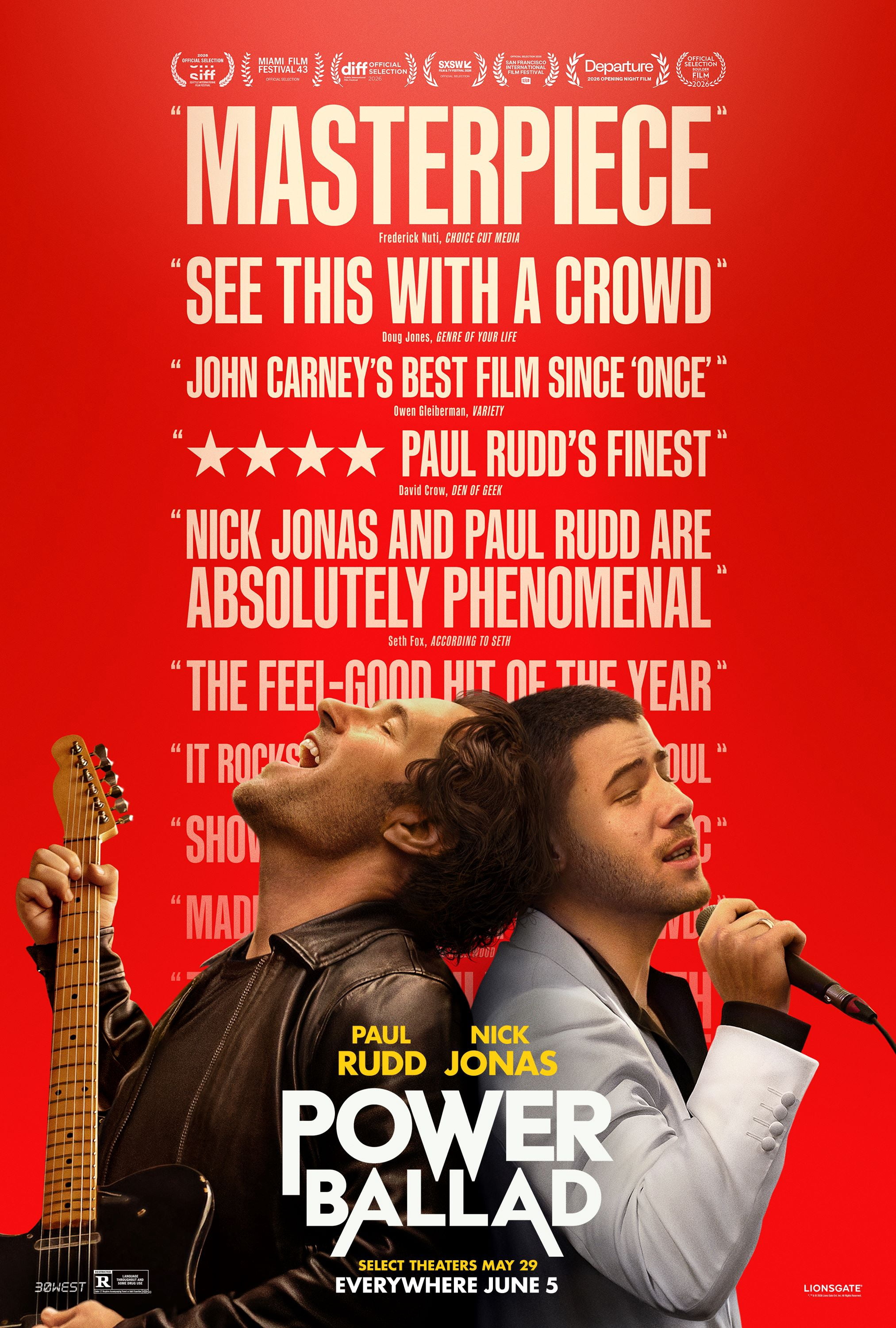 Power Ballad (2026) (Blu-Ray + Digital) Lionsgate, Drama