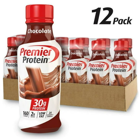 Premier Protein Shake, Chocolate, 30g Protein, 14 Fl Oz, 12 (Top 10 Best Tasting Protein Shakes)