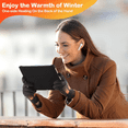 thumbnail image 7 of SDOTXA  98℉-104℉-113℉ USB Heated Gloves for Men Women  Thin Knitting Touchable Screen Warm Heating Gloves  Hot Hands Electric Heated Gloves for Winter Work Arthritis, 7 of 7