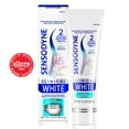 thumbnail image 3 of Sensodyne Clinical White Toothpaste Clinically Proven Whitening for Sensitive Teeth, Enamel Strengthening, 3.4 Oz, 3 of 14