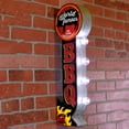 thumbnail image 4 of Light Up World Famous BBQ Metal Sign LED Barbeque Grill Outdoor Patio 3D Wall Art Man Cave Home Decor, 4 of 4