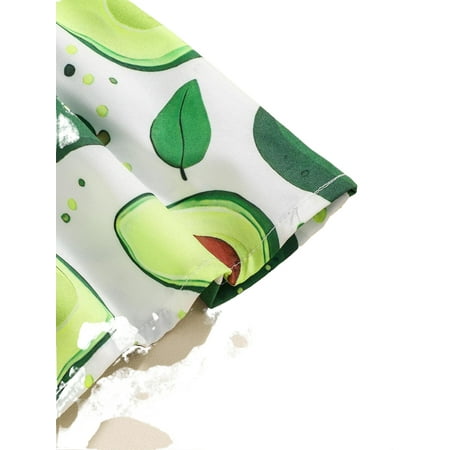 

Cute Fruit Print Square Neck Cami Sleeveless Multicolor Baby Dresses (Baby s)