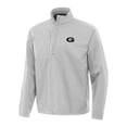 thumbnail image 2 of Men's Antigua Stone Georgia Bulldogs Brisk Quarter-Zip Pullover Jacket, 2 of 3