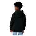 thumbnail image 5 of Unisex Youth Double Dry Action Fleece Pullover Hood, Black - L, 5 of 8