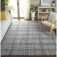 thumbnail image 4 of Safavieh Abstract 2'-3" x 8'-0" Polyester Hand Tufted Rug in Dark Gray, 4 of 4