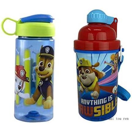 

Kids Girls Boys Paw Pups Friends Water Bottles Set 2 Count Home Travel