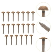 WEAVILUX Decorative Upholstery Tacks Furniture Tacks Brown Copper 20 Pcs