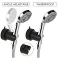 thumbnail image 4 of DODAMOUR 2 Pack Suction Cup Shower Head Holder, Removable Adhesive Shower Head Bracket for Handheld, Adjustable Showerhead Wall Mount Holder (Black), 4 of 6