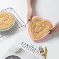 thumbnail image 4 of 4pcs 6 Inch Silicone Cake Mold Heart Round Mousse Bread Mould Baking Tray Pan Tool, 4 of 5