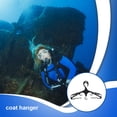 thumbnail image 2 of Greeniant Percha para ropa Traje de neopreno Abrigo Negro Nuevas perchas Soporte Soporte de larga duración Accesorios Snorkeling Natación Deportes acuáticos, 2 of 6