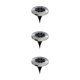thumbnail image 1 of Inteprter 4 uds/1 ud. 8 LED de energía Solar luz enterrada lámpara de tierra al aire libre camino luz punto lámpara patio jardín césped paisaje luz calida PC 1 3piezas Inteprter CBP259152, 1 of 1