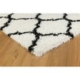 thumbnail image 3 of Modern Indoor Rectangular Carpet, Pad, Mat Ensley White Shag 2' x 3' Rug, 3 of 6
