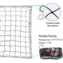 Professional Volleyball Net 32FT x 3FT for Indoor & Outdoor Sports Games
